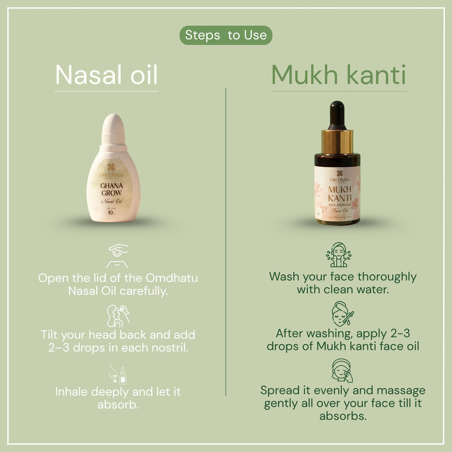 Hair oil + Face Oil combo