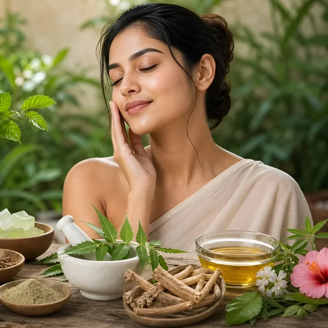 The Ayurvedic Anti-Aging Routine: Why Your Skin Needs Vata-Balancing Herbs