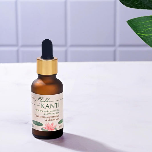Unlock Radiant Skin with Mukh Kanti Face Oil – A Pure Ayurvedic Formula