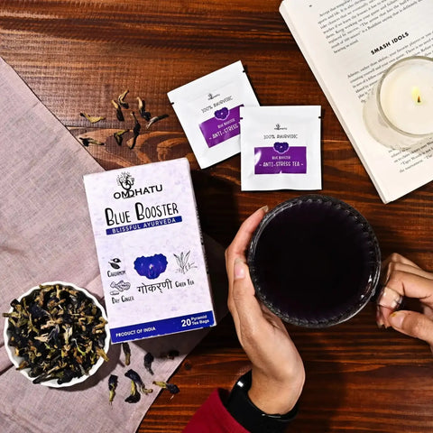 Blue Tea Bags