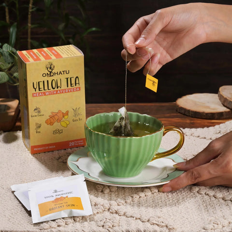 Yellow Tea Bags