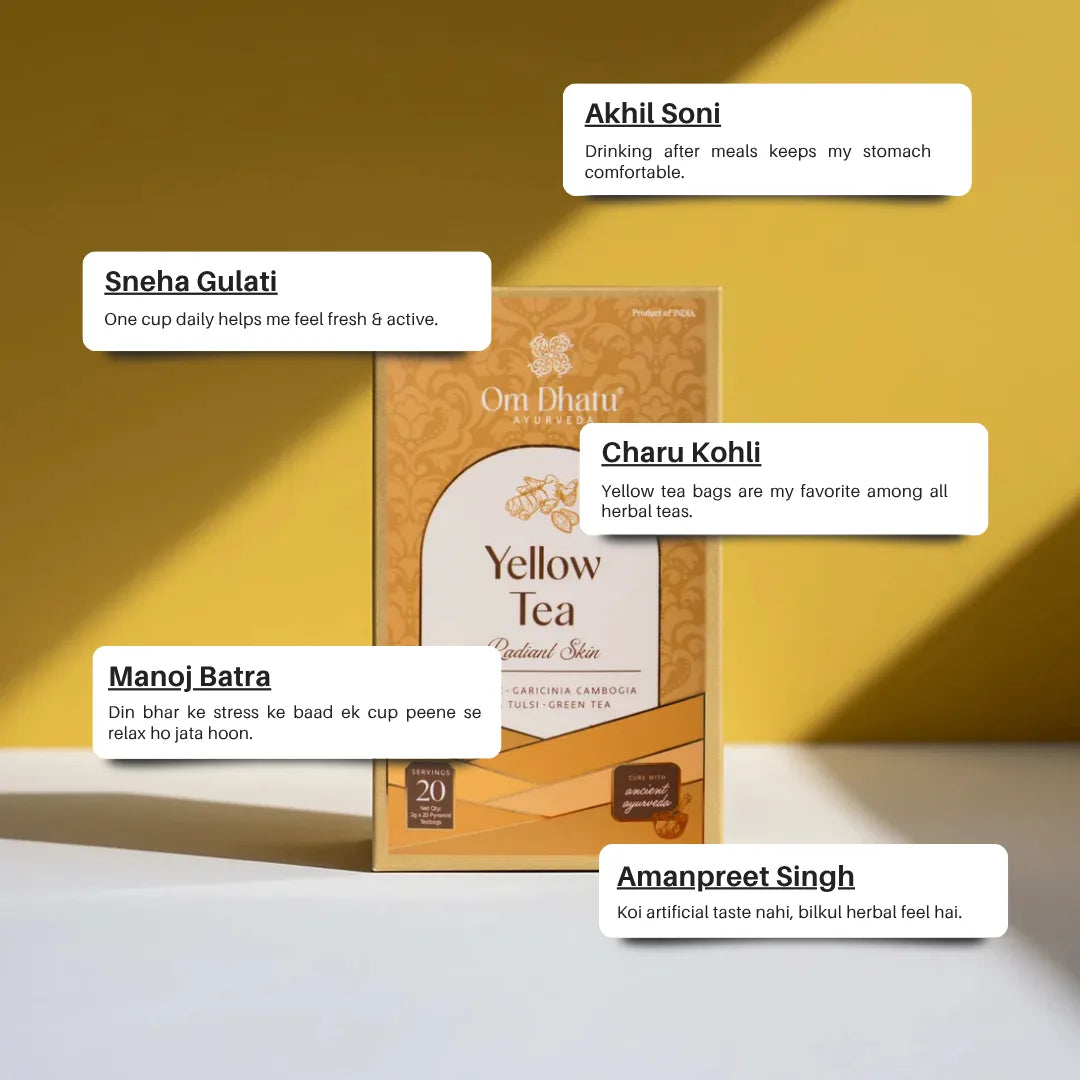Yellow Tea Bags
